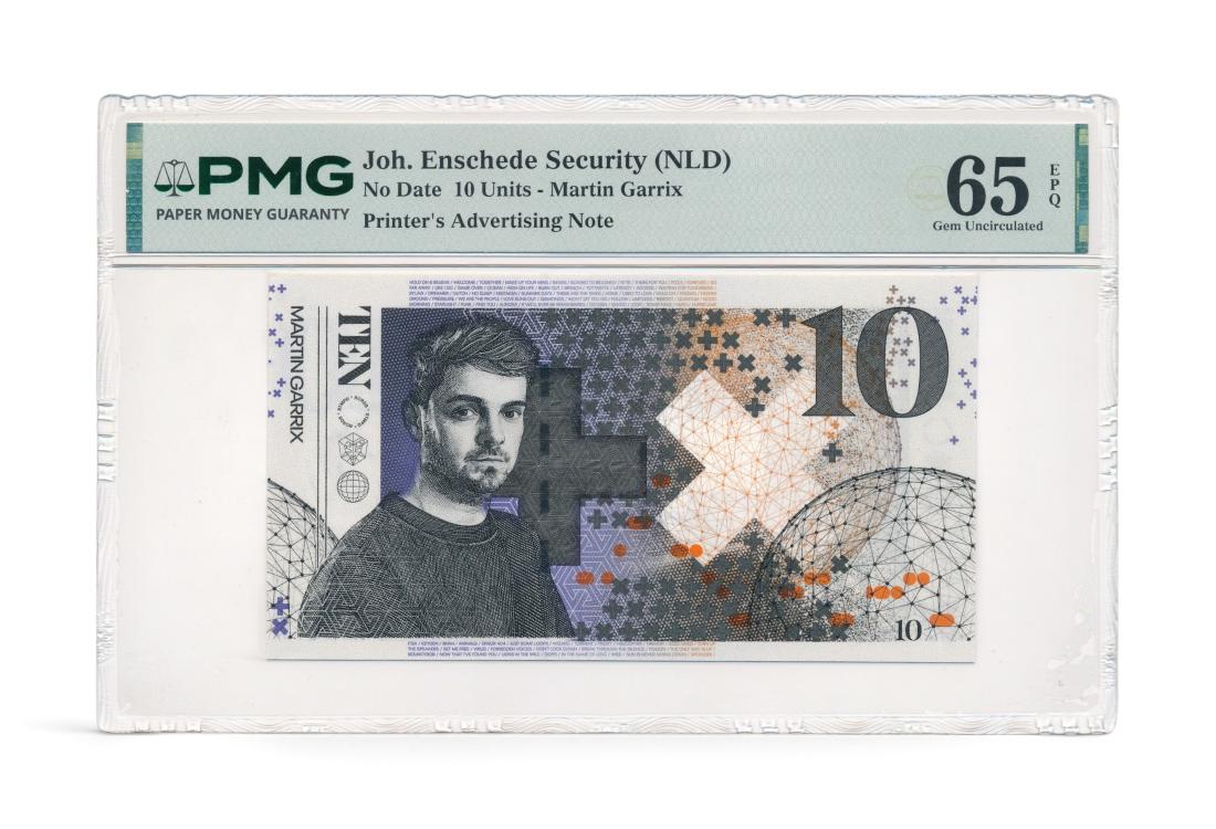 Nederland Martin Garrix tientje 2022 PMG65 EPQ
