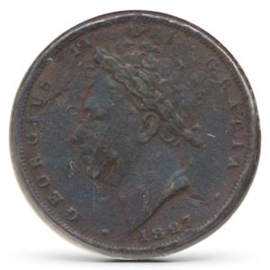 Verenigd Koninkrijk 1 Farthing 1827 George VI