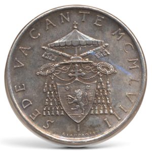 Vaticaanstad 500 Lire 1958 Sede Vacante